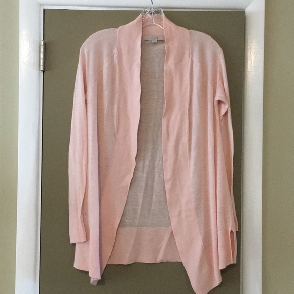 LOFT Sweaters - LOFT light pink cardigan. Size small.